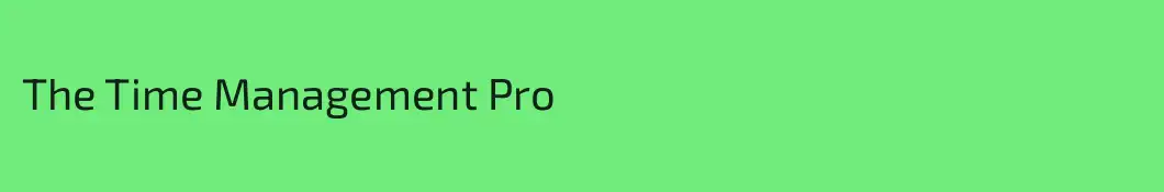 The Time Management Pro
